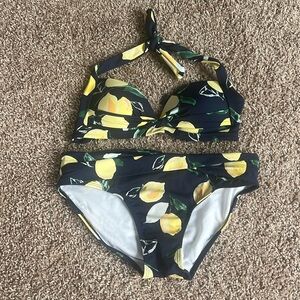joules lemon bikini top 4 bottom 6